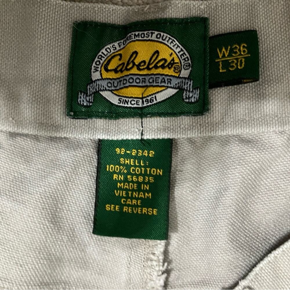 Cabela's Men's Straight Jeans in Light Gray heavy duty jeans - Picture 3 of 7